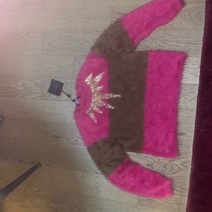 Cynthia Rowley Embellished Disco Sweater!